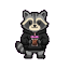 raccoon pixel sprite